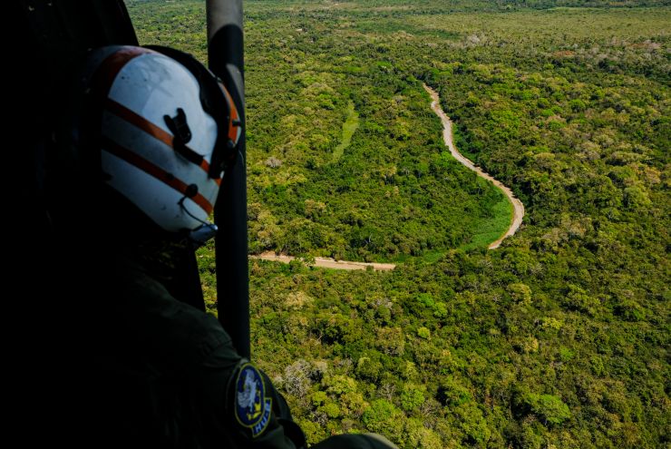 Seis aeronaves auxiliam o trabalho da Operação Pantanal II em MT