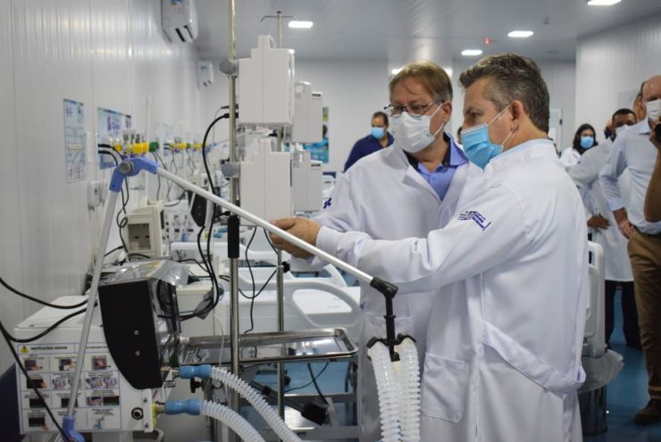 Com novos leitos de UTI e enfermaria Hospital Regional de Cáceres é referência no combate ao coronavírus