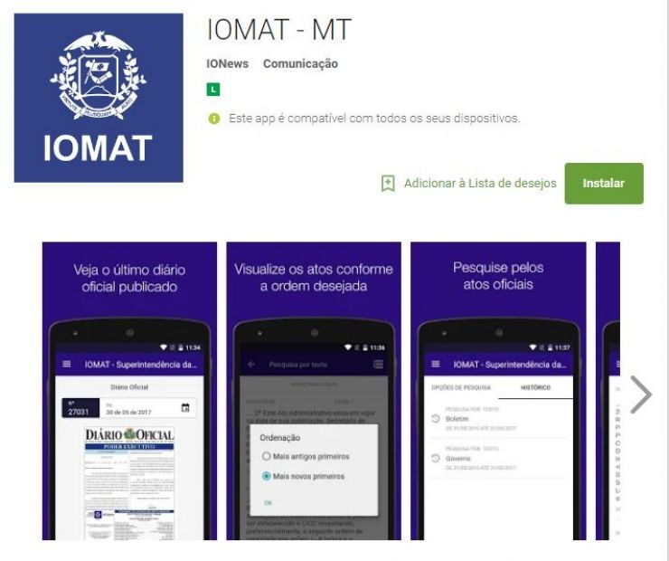Novo aplicativo facilita acesso ao Diário Oficial pelo celular