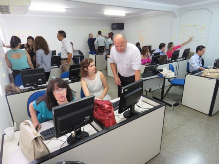 Servidores são capacitados para utilizar a ferramenta de gestão de processos