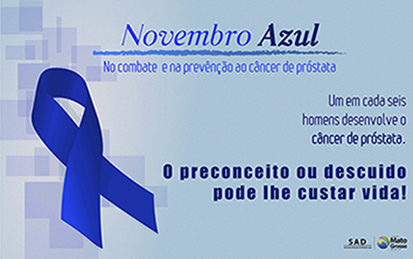 Servidores da SAD engajam na campanha Novembro Azul