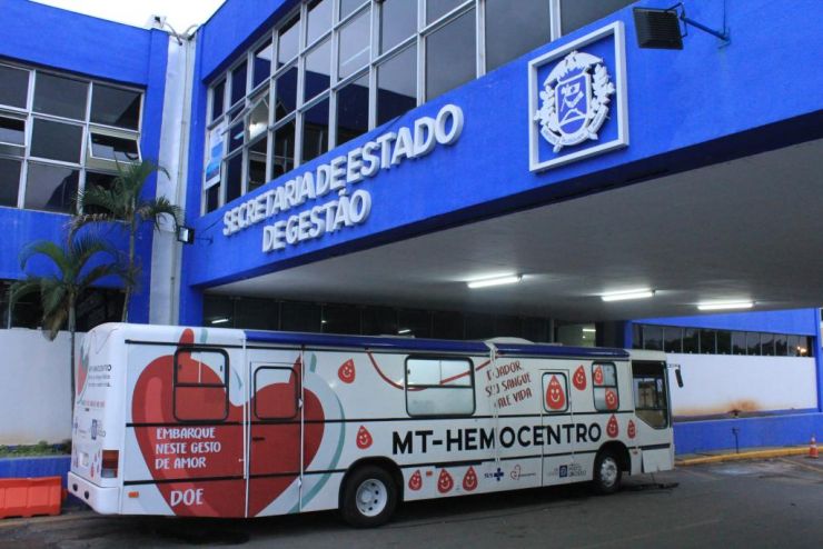 Ônibus do Hemocentro retorna ao Centro Político nesta quinta e sexta-feira
