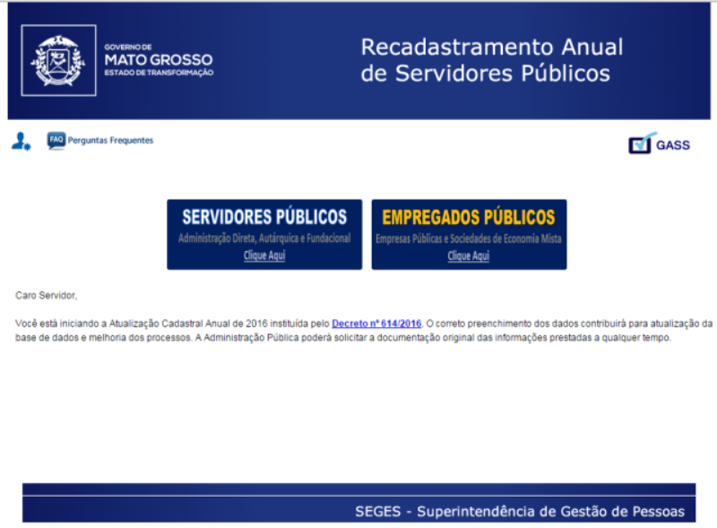 Apenas 15% dos servidores e empregados públicos concluíram recadastramento