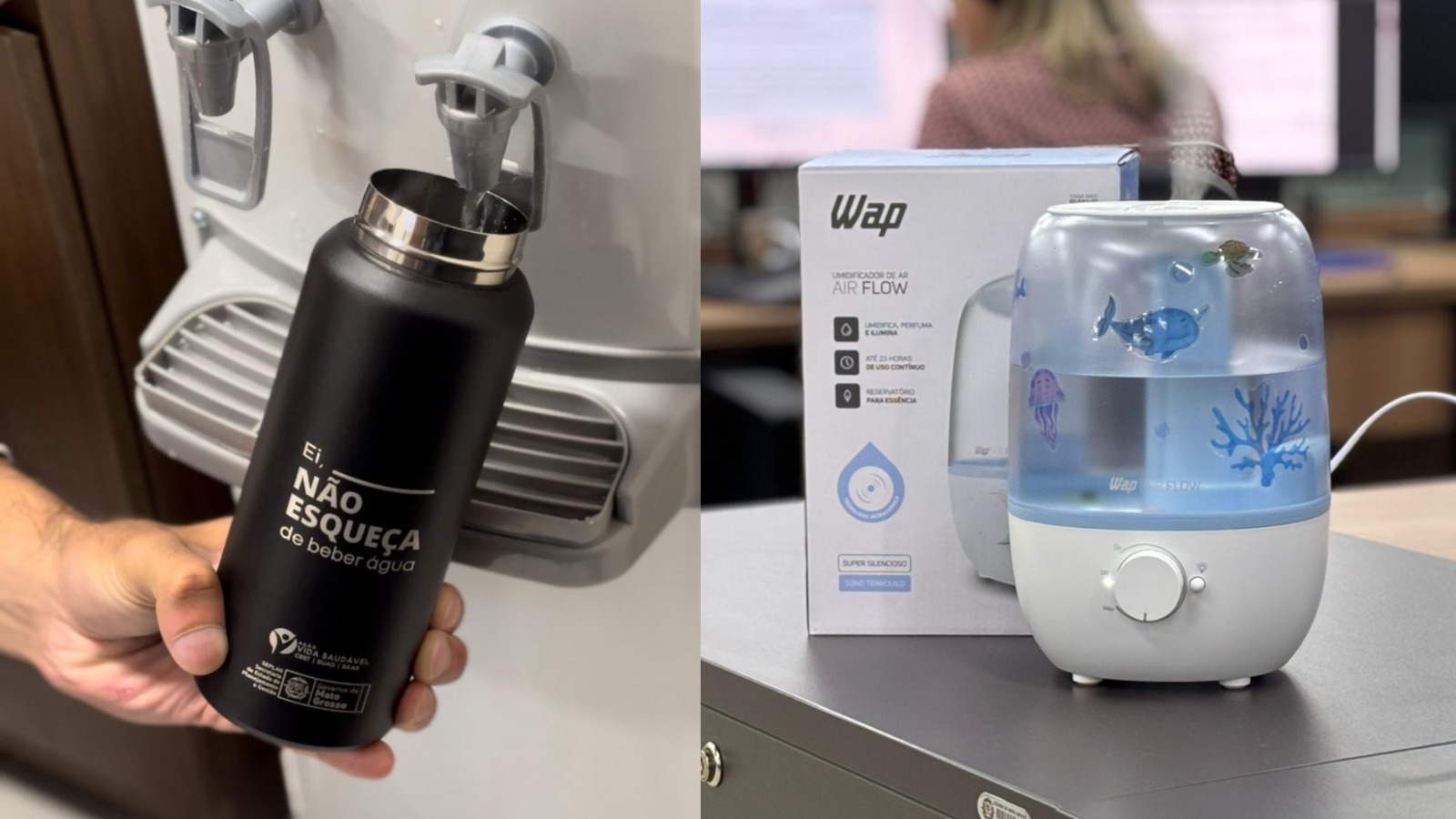 Seplag realiza campanha de hidratação para promover saúde e bem-estar dos servidores